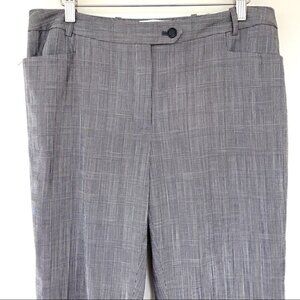 Calvin Klein plaid trousers, modern fit, medium rise, plaid stretch fabric